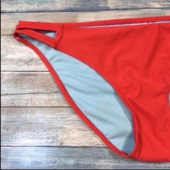 Xhilaration Orange Hipster Cut Bikini Bottoms - Picture 2 of 3